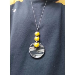 Słoneczna  - wisior lupa do czytania