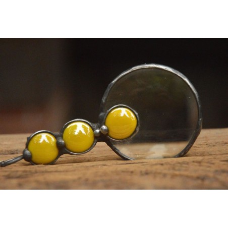 Słoneczna  - wisior lupa do czytania