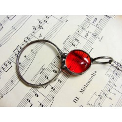 Orange glass - wisior witrażowy lupa do czytania i nie tylko