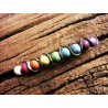 Tęcza howlitu - kolorowa klamra do włosów