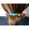 Tęcza howlitu - kolorowa klamra do włosów