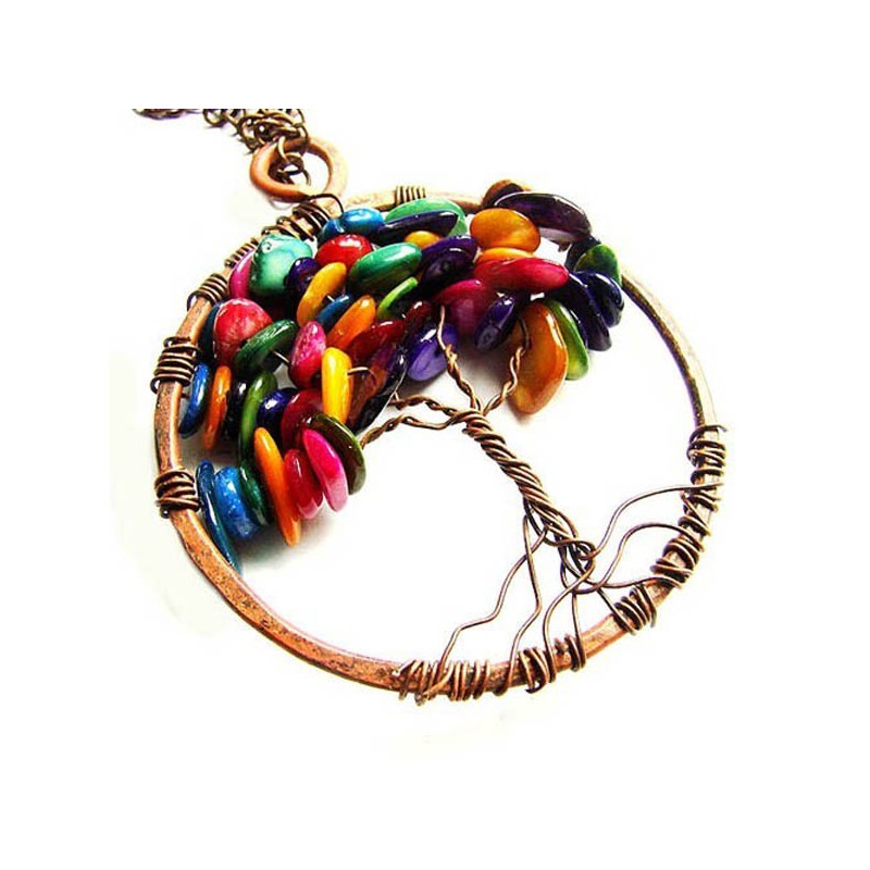 Multikolor wisior drzewko