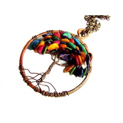 Multikolor wisior drzewko