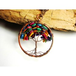 Multikolor wisior drzewko