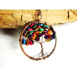 Multikolor wisior drzewko