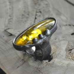 Miód - regulowany pierścionek