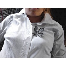 Kasztanowiec - Broszka liść