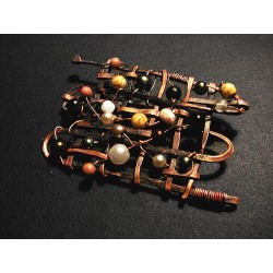 Grochy  - Broszka z miedzi