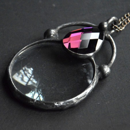 Ametystowy wisior lupa