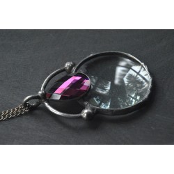 Ametystowy wisior lupa