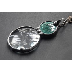 Morska lupa - wisior na łańcuszku