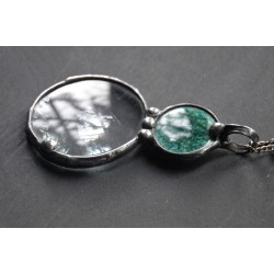 Morska lupa - wisior na łańcuszku